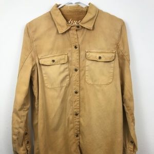 Madewell womens twill blouse size M